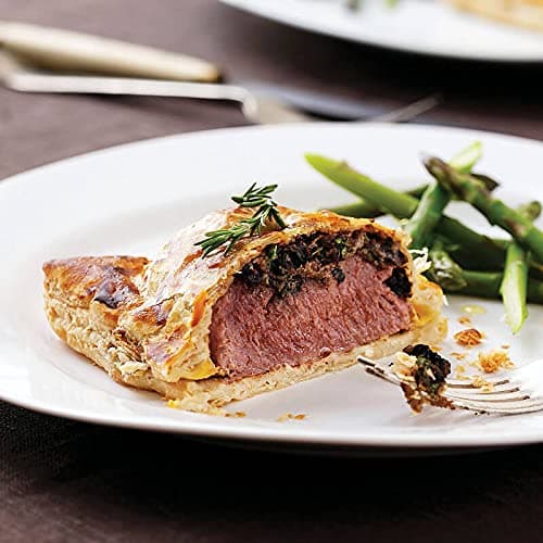 Premium Mini Beef Wellington 12 count, 1.4 oz each - Party Appetizers with Tender Beef Filet Mignon, Mushroom Duxelles and Flaky Pastry from Kansas City Steak Company