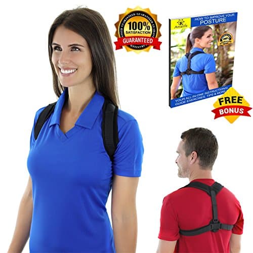 Posture Corrector for Women Men Kids - Comfortable and Effective Posture Brace for Upper Back pain, Slouching, Hunching -Posture Support For Medical Problems & Injury Rehab