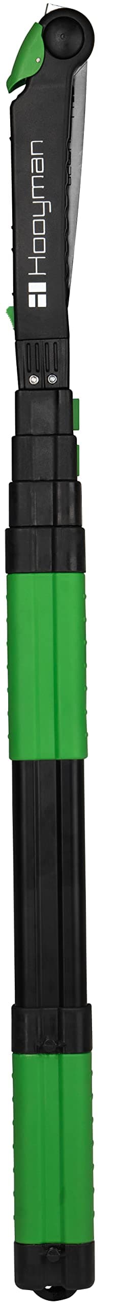 Hooyman Extendable Tree Saw 10 Foot with Lock Back Blade, Impulse Hardened Teeth, Locking Extension System, and Detachable Head Handsaw for Trimming, Cutting, Pruning, Hunting, Outdoors