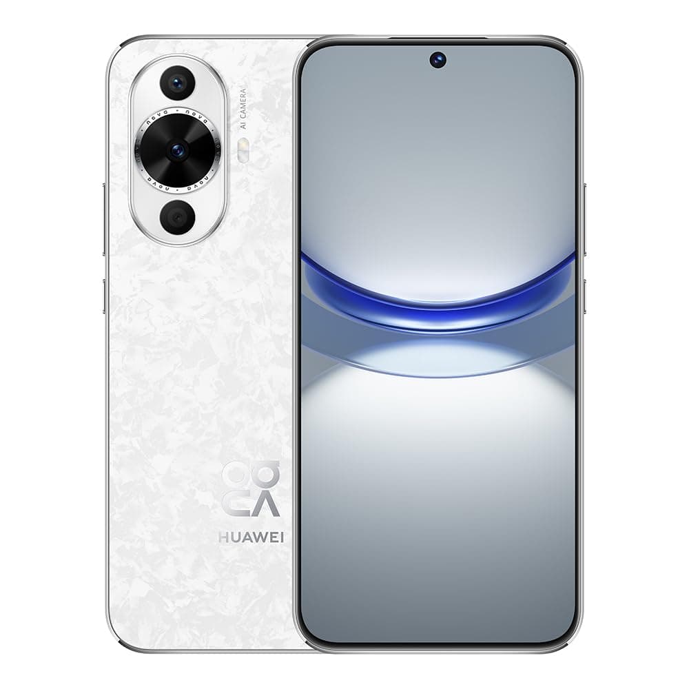 HUAWEI nova 12s Smart Phone, 6.7" 120 Hz OLED Display, 66W SuperCharge Turbo 2.0, 4500 mAh battery, 60MP Ultra Wide Angle Selfie Camera, 256GB Storage, EMUI 14, White