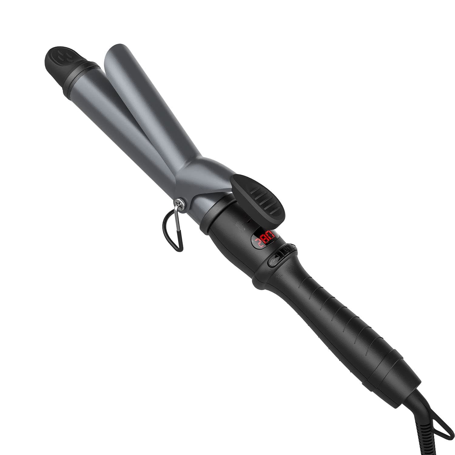 1-Inch Ceramic Negative Ion Curling Iron Long-Lasting Styling Quick to Heat Up Simple to Use Bionic Wavy Hair Home Travel Hair Salon Adjustable Temperature