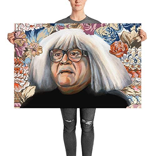 Frank Reynolds Danny DeVito Ango Gobloggian Portrait It's Always Sunny in Philadelphia Oil Painting Art Print Floral Painting Funny Art IASIP Poster Home Decor Wall Art Meme Parody The Gang