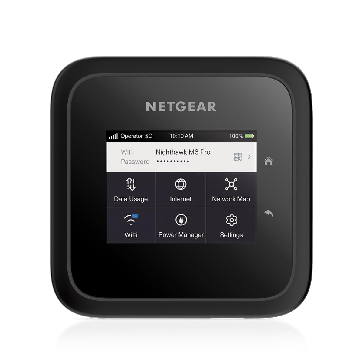 NETGEAR Nighthawk M6 Pro Mobile Hotspot 5G mmWave 8Gbps Unlocked AT&T, T-Mobile, Verizon International Roaming 125 Countries, WiFi 6E, Portable Device for Travel, Modem Wireless Router (MR6550)