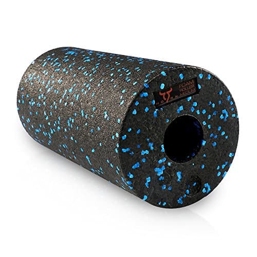 9HORN Foam Roller 1 Foot / 12 Inch High Density Trigger Point Deep-Tissue Muscle Massage, Myofascial Release & Therapy in Black