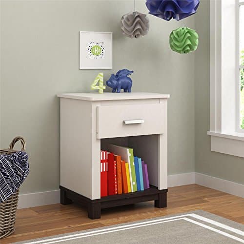Cosco Products Leni Night Stand, White