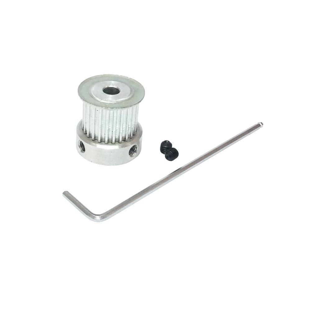 3M Arc HTD Pulley 20 Teeth Bore 5mm 6mm 6.35mm 8mm 12mm Motor Belt Pulleys Timing Pulleys DIY fit for Width 15mm Timing Belt for CNC Machines Laser Machine Engraving Machine Pack of 1pcs