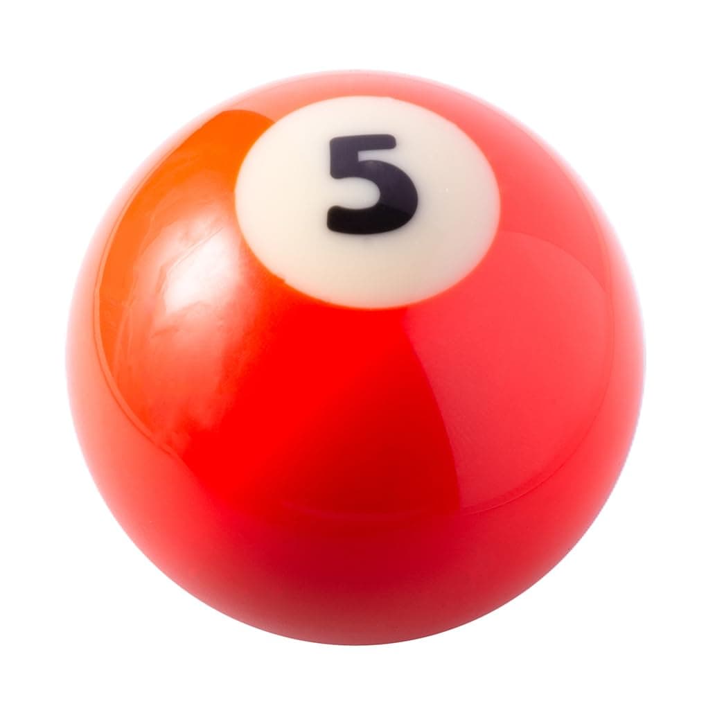 Billiard Ball Rod Stick Shift Knob Orange 5 Gear Shift Knobs Marbling Pool Ball Shifter Lever Knob Fit Most Automatic Manual Car Tuck Transmission Vehicle, W07C05