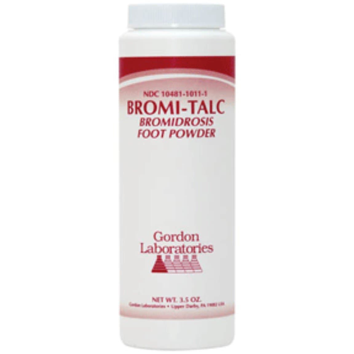 GORDON LABORATORIES Bromi-Talc Foot Powder for hyperhidrosis - 3.5 oz