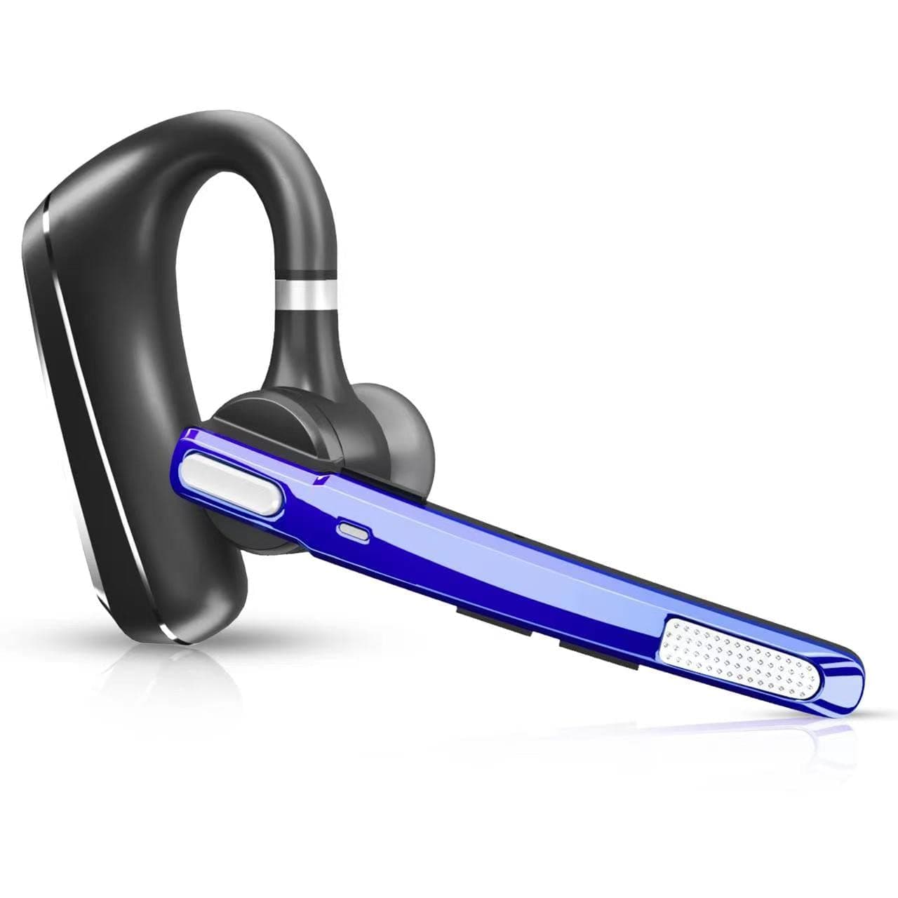 Bluetooth Headset V5.0, Wireless Bluetooth Earpiece 24Hrs HD Calling,CVC8.0 Dual Mic Noise Cancelling, Hands-Free Bluetooth Earphone for Driving/Business/Office (Blue)