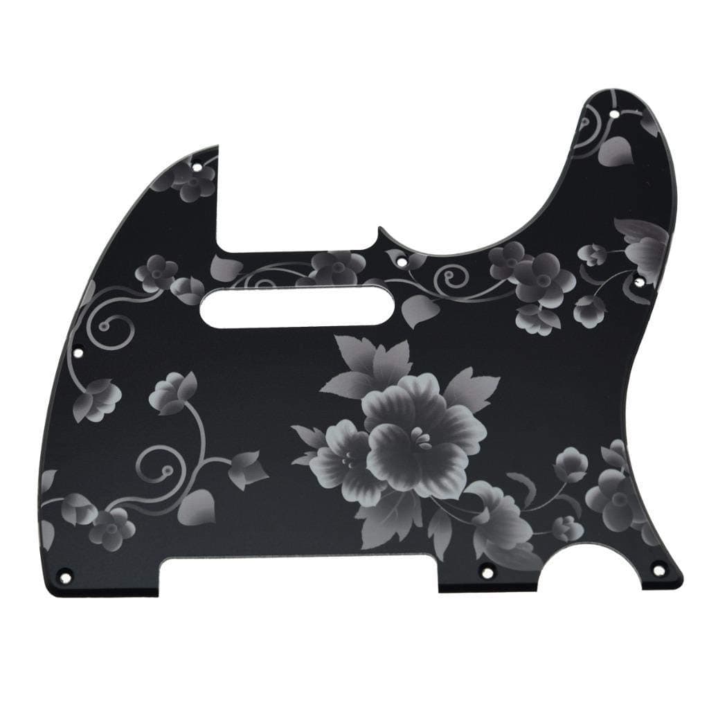 Dopro 8 Hole Tele Guitar 3D Printed plastic pickguard Scratch Plate fits USA/Mexican FD Telecaster Flower Pattern