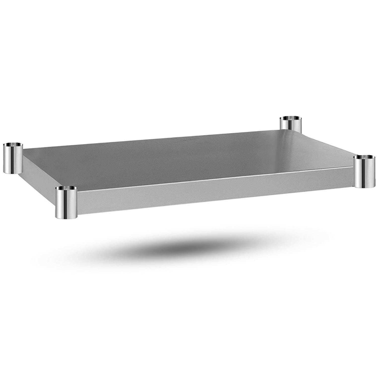 DuraSteel Galvanized Under Shelf for Work Tables - Extra Adjustable Lower Shelf for 30" x 24" Stainless Steel and Wooden Worktables - Fits for use in Restaurant, Warehouse, Home, Kitchen, Garage