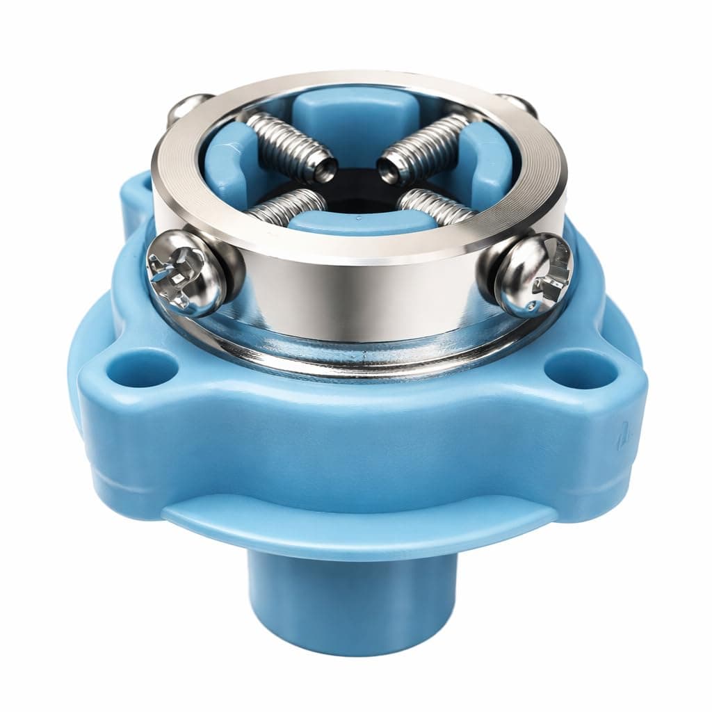 Fully Automatic Washing Machine Tap Connector, Durable Tap Adapter for Washing Machine Pipe, Tap Connector for Water Pipe, Easy Install Washing Machine Tap Adapter - Blue (Pack of 1)