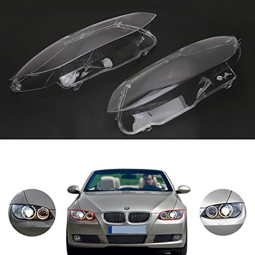 1 pair Headlight Lens Shell Cover for BMW 3 series E92 Coupe / E93 convertible M3 2006-2010