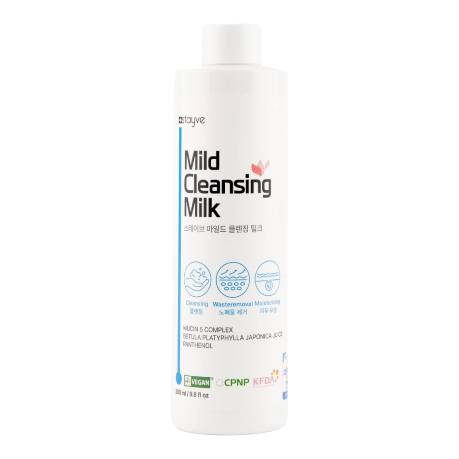 Mild Cleansing Milk by Evie Korea - Professional Skincare Cleanser - 290ml