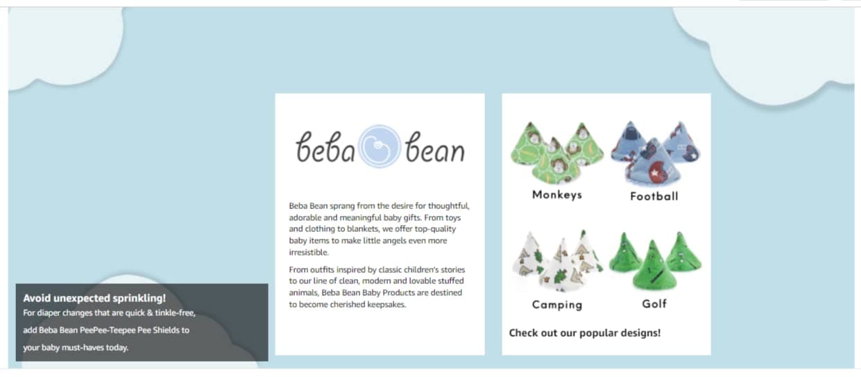 The Peepee Teepee for the Sprinkling WeeWee: Digger in Cellophane Bag