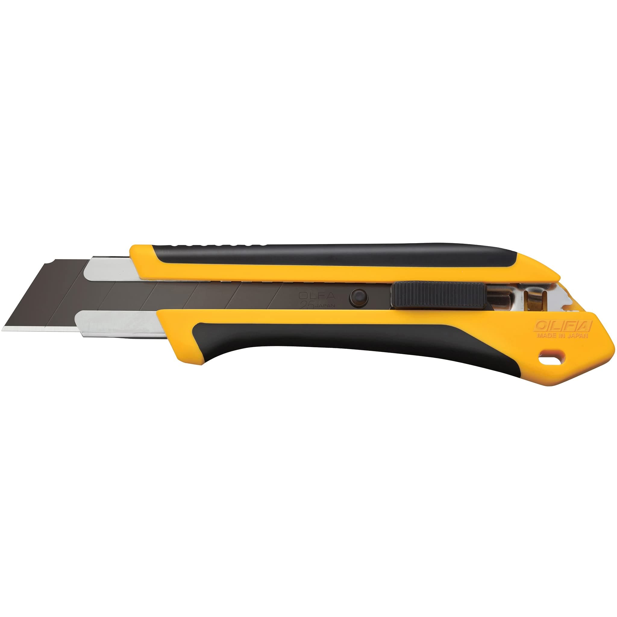 OLFA 25mm Extra Heavy-Duty Utility Knife (XH-AL) - Multi-Purpose No-Slip Grip Utility Knife w/Reinforced Fiberglass Handle & Snap-Off Blade, Replacement Blades: Any OLFA 25mm Blade