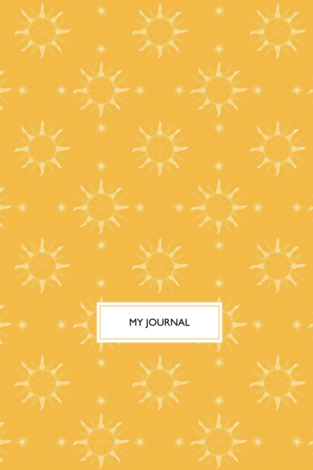 My journal: Yellow sun 120 pages dot grid diary