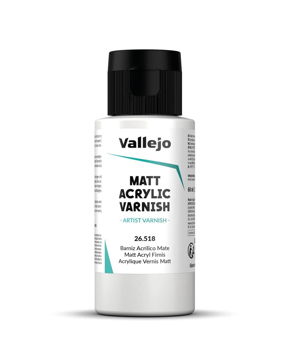 Permanent Acrylic Varnish | Matte Finish 60 ml. (2.02 fl.oz.) | Extraordinary Hardness & Permanence | Scratch Resistant & Non-Yellowing | Outdoor and Indoor Surfaces