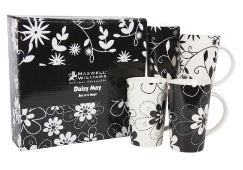 Maxwell & Williams Daisy May 13-oz. Mug - Set of 4 - Gift Boxed