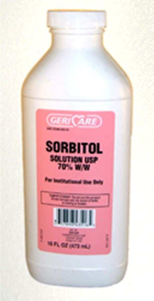 McKesson Brand GeriCare Sorbitol Liquid Laxative Solution 70% W/W 16 oz Bottle - 1/EA