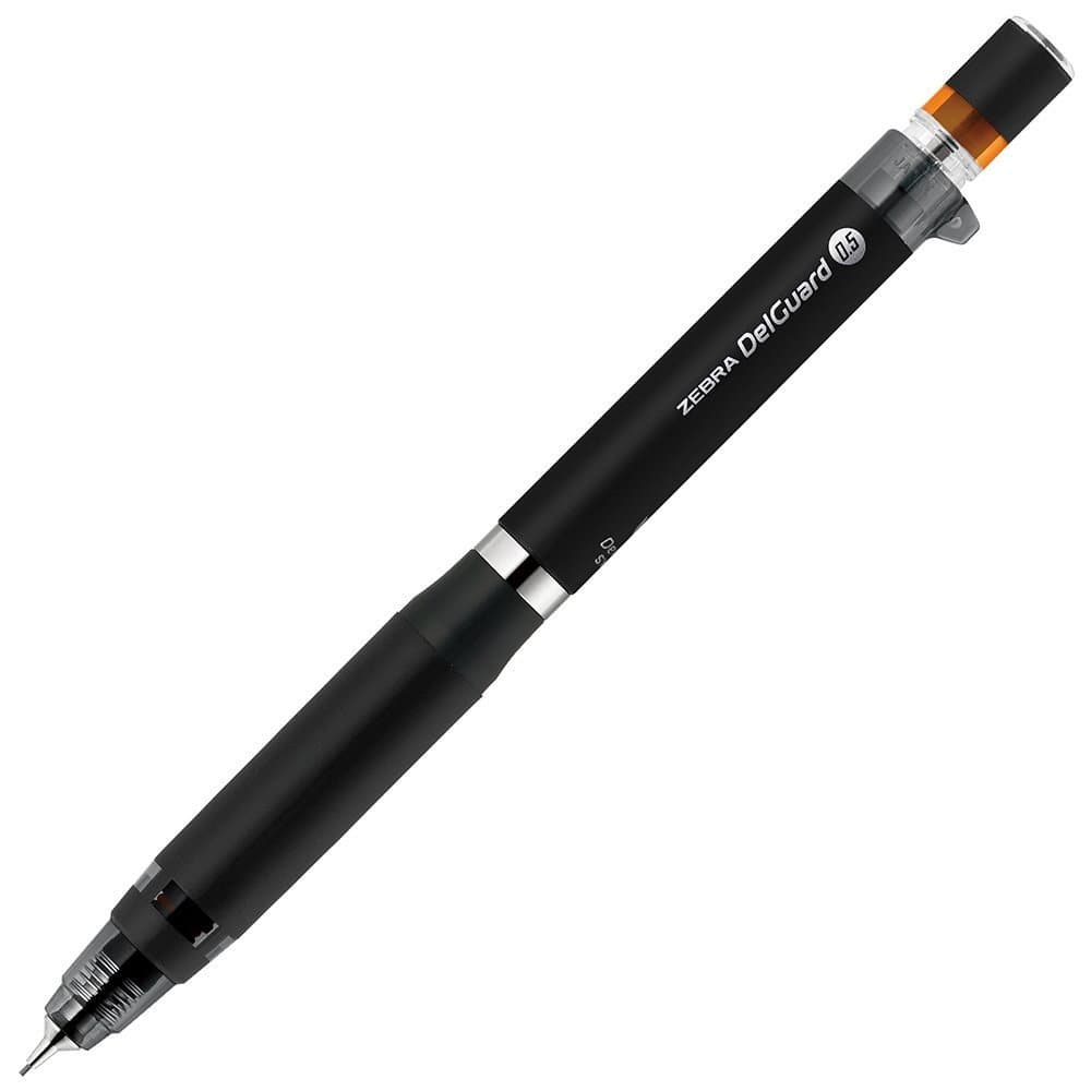Zebra Mechanical Pencil, Del Guard Type ER, 0.5mm, Black (P-MA88-BK)