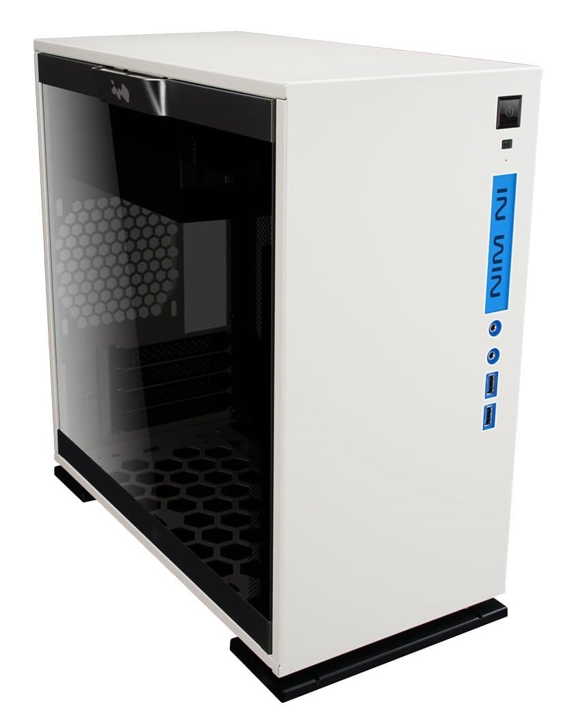 in Win 301 White Tempered Glass Premium Micro-ATX Mini-ITX Tower Gaming Computer Case