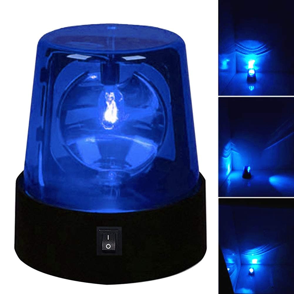 LED Strobe Light, Disco Party Rotating Lamp DJ Flashing Stage Lights Police Car Siren Strobe Light with Switch Control for DJ Show Bar