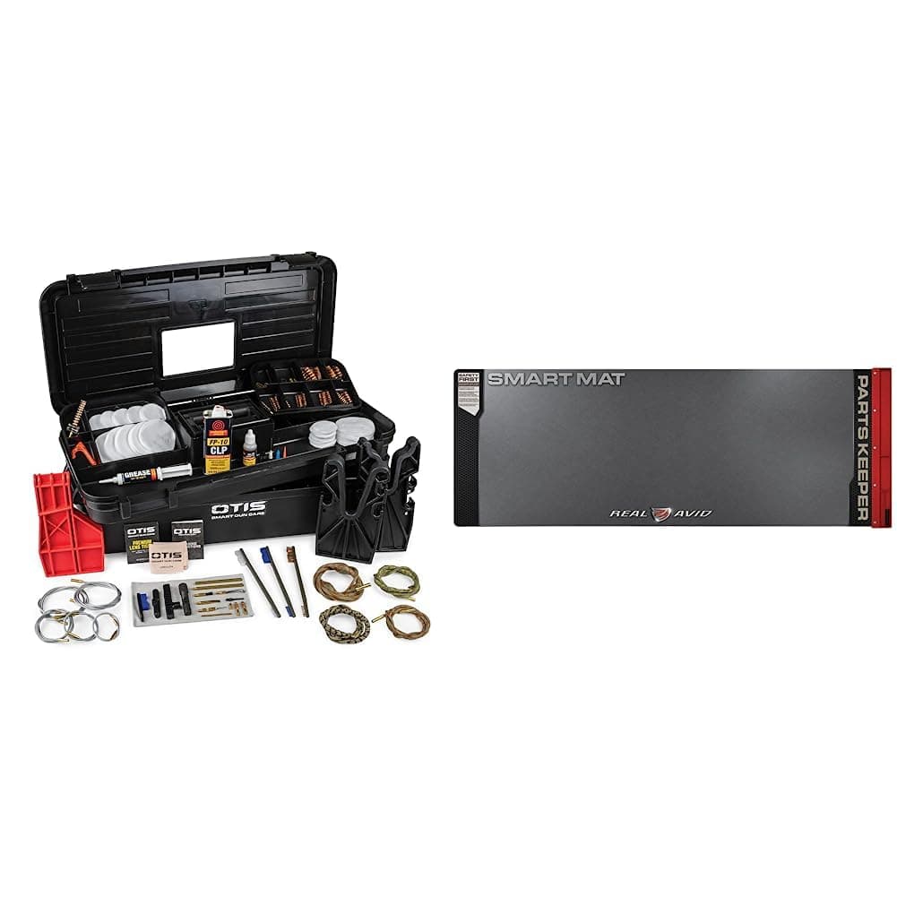 All Caliber Elite Range Box with Universal Gun Cleaning Gear, Black