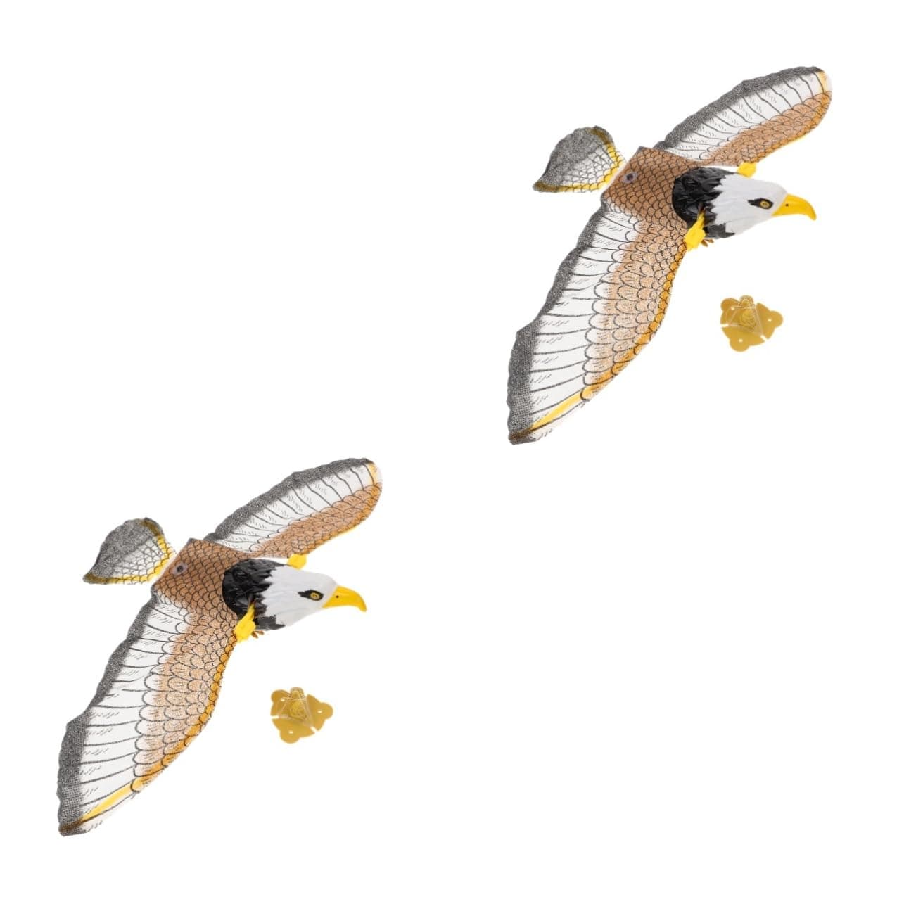 BESTonZON2pcs Electric Bird Toys Automatic Hanging Eagle Electronic Flyings Eagle Novelty Toy Eagle Airplane Toys Electric Flyings Eagle Electric Eagle Plaything Simulation Bird Abs