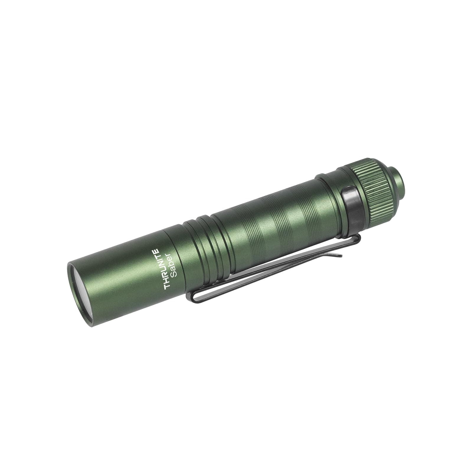 ThruNite Saber 659 Lumens AA Flashlight Rechargeable, High Performance SST20 Cool White LED EDC Light - Dark Green