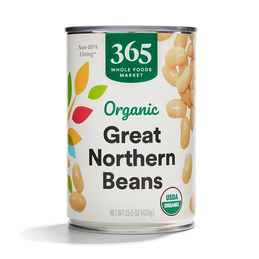 365 by Whole Foods Market, Organic Great Northern Beans, 15.5 Ounce
