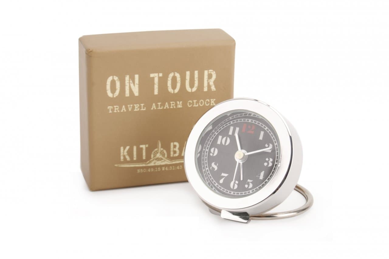 Travel Alarm Clock Gift Boxed Kit Bag
