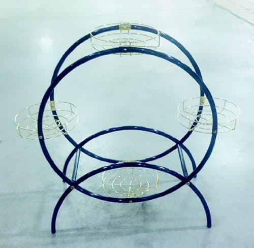 Simple Plant Stand Shelf Holds 4-flower Pot, Suitable for Both Indoor and Outdoor Use