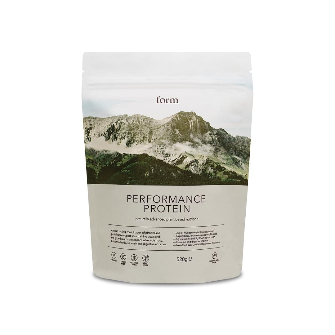 Form Performance Protein - Vegan Protein Powder - 30g Plant Based Protein per Serving, with BCAAs and Digestive Enzymes. Perfect Post Workout. Tastes Great with Just Water! - Banoffee