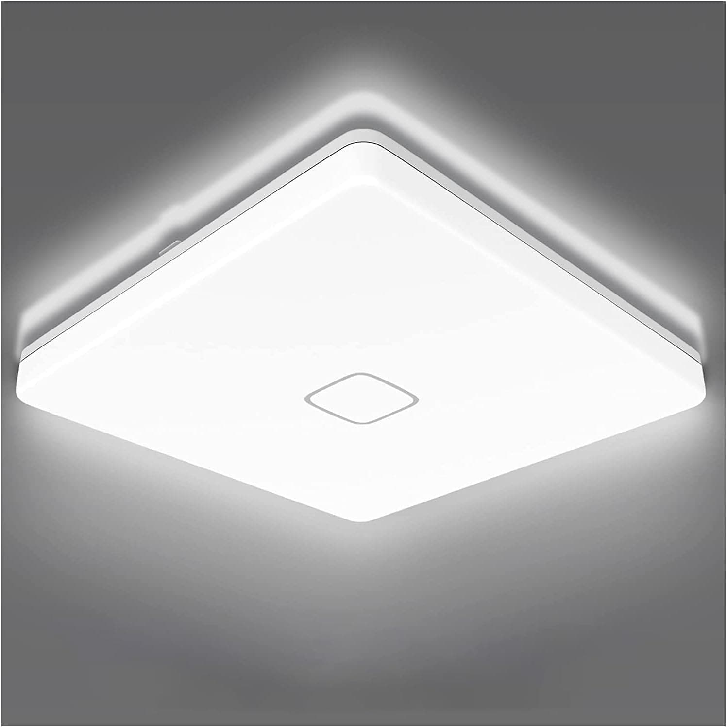 Airand 5000K LED Ceiling Light Flush Mount Ceiling Lamps 18W LED Ceiling Light Fixture,10.6 inch Square LED Light Fixture for Home & Office, Hallway with 180pcs LED Chips, 1800LM, 80Ra+ (Daylight)