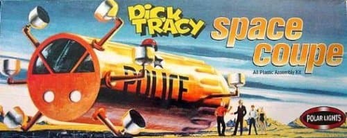 Polar Lights Dick Tracy Space Coupe Model Kit Aurora Polar Lights
