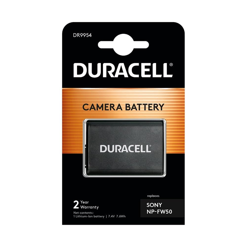 Duracell Replacement Digital Camera Battery for Sony NP-FW50 Battery
