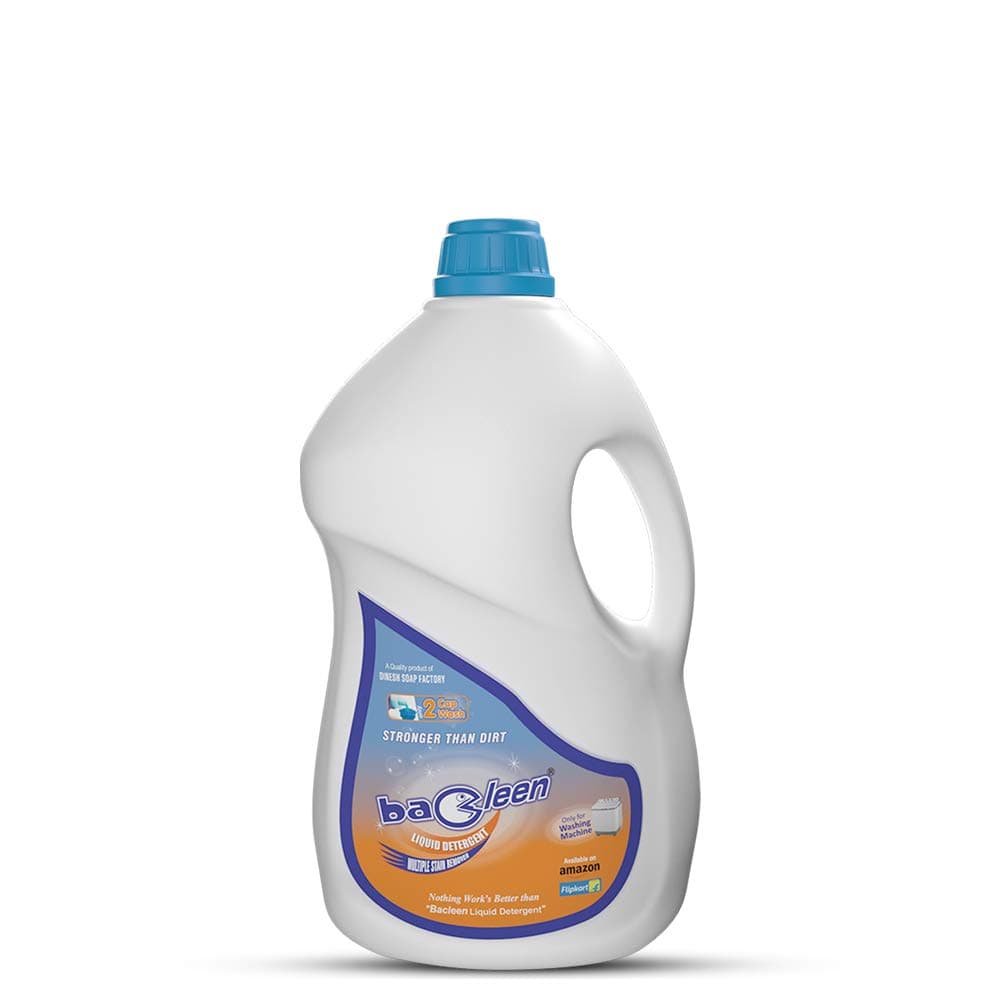 Bacleen Laundry Liquid Detergent for Washing Machines | Front load | Top load | Bucket wash | Laundry detergent (2L)