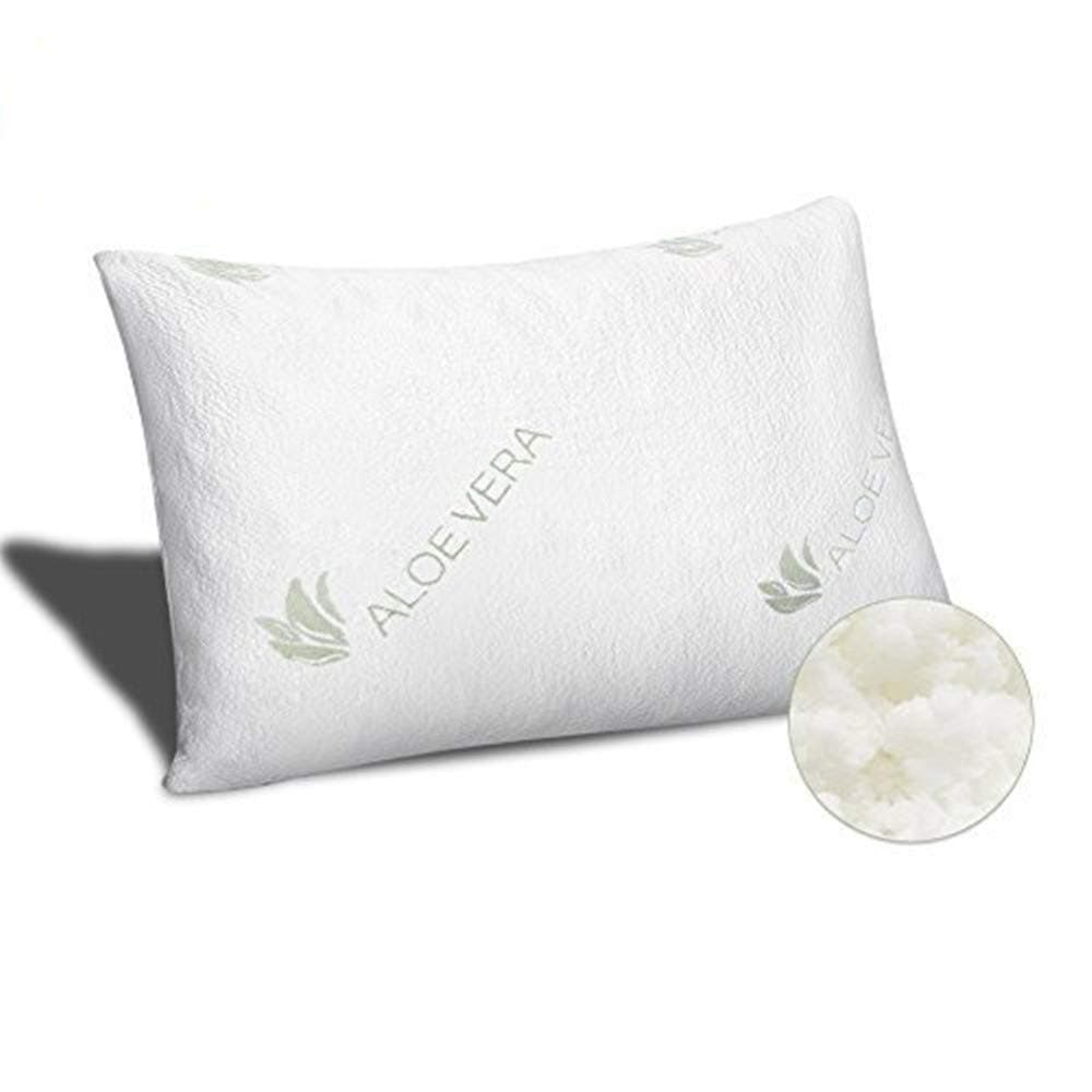 Pillows for Sleeping, Premium Adjustable Loft - Shredded Certipur Memory Foam Pillow for Neck Pain Relief, Bamboo Cover with Cooling Effect, for Side Back Stomach Sleeper, Queen Size …