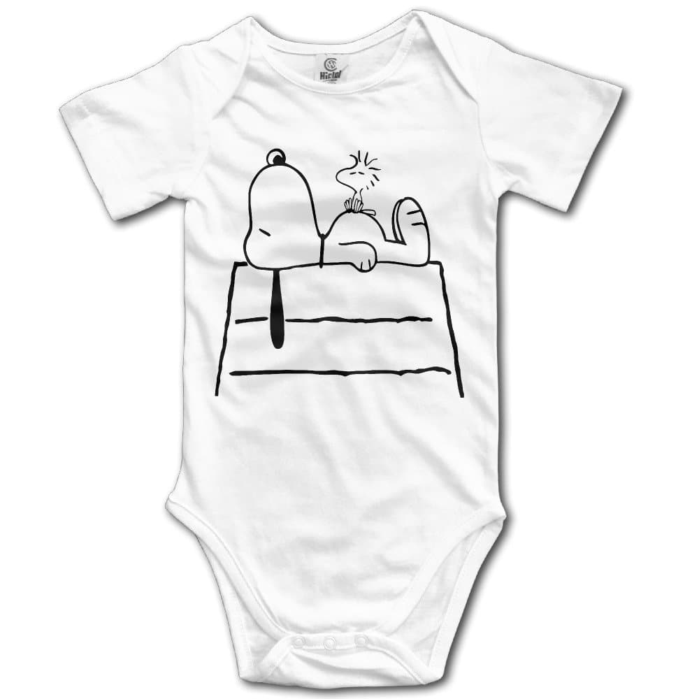 Peanuts Snoopy Sleeping Lovely For Climbing Equipment - White