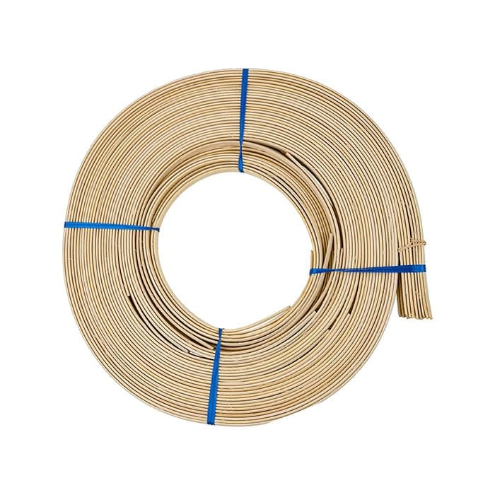 3/8" Flat-Oval Reed # 4 | 1 Pound Coil | Rattan Reed for Basket Weaving and Wicker Furniture Making | Basketry, Wicker Weaving and Wicker Repair Supplies | UA-38FOR