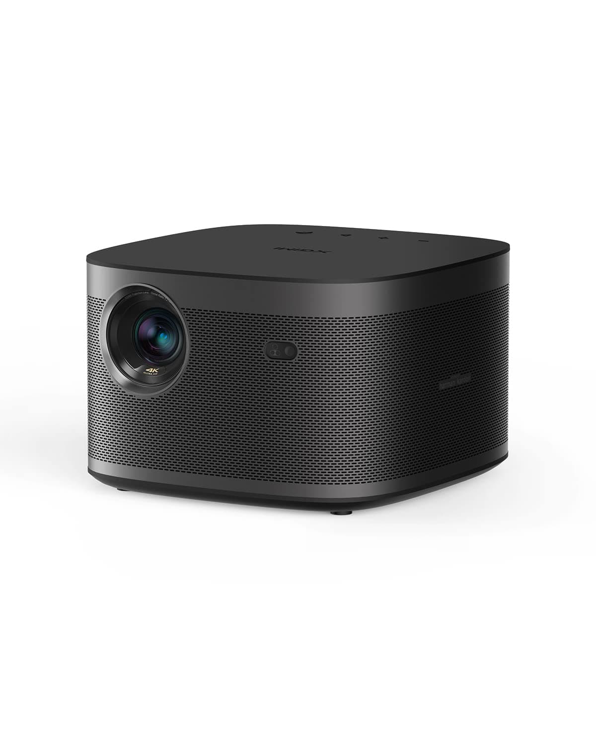 Horizon Pro 4K Projector, 1500 ISO Lumens, Android TV 10.0 Movie Projector with Integrated Harman Kardon Speakers, Auto Keystone Screen Adaption Home Theater Projector