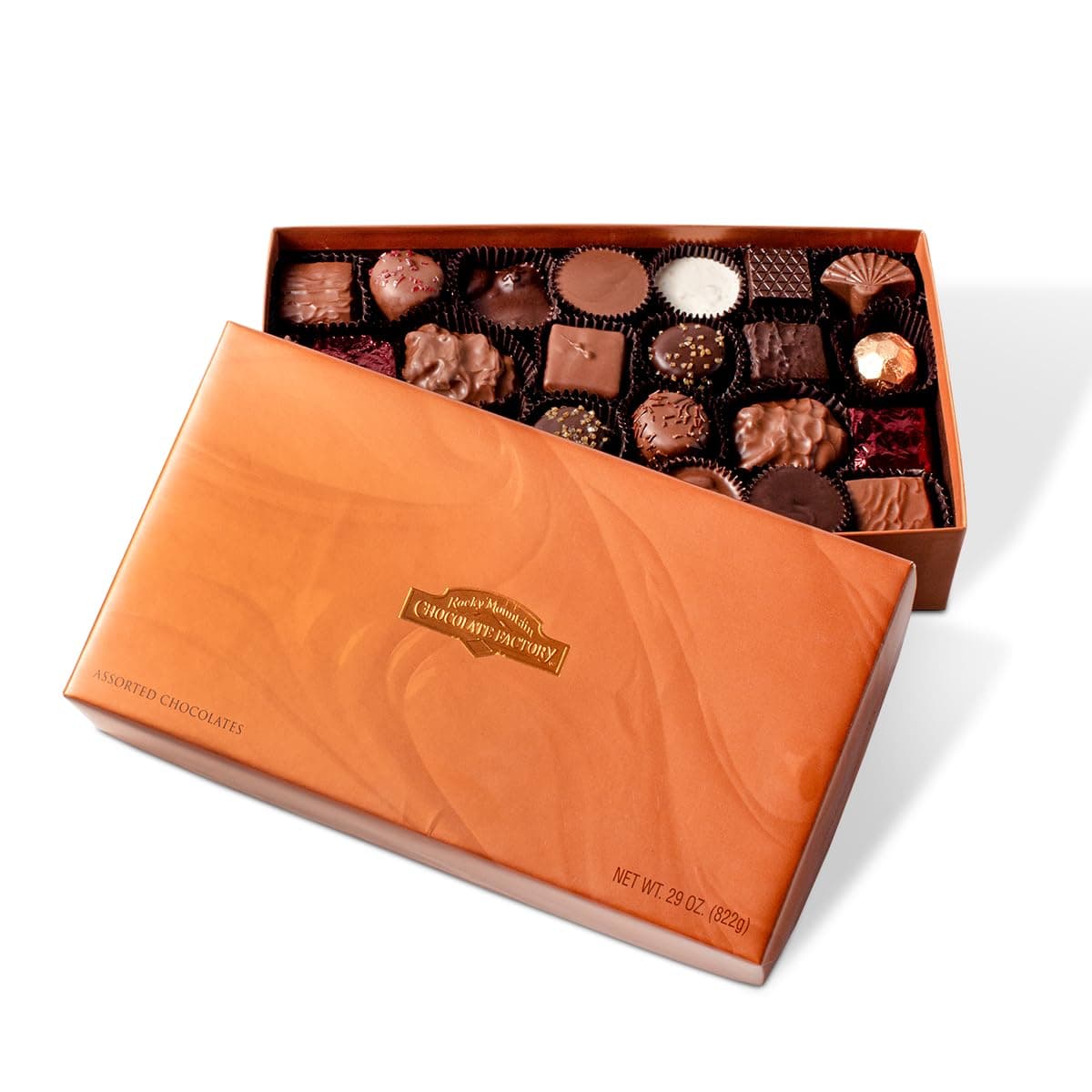 Rocky Mountain Chocolate Assorted Chocolates Gift Box | Chocolate Lover's Delight | Our Bear & Patties Variety Pack with Assorted Chocolate - 29 Ounce