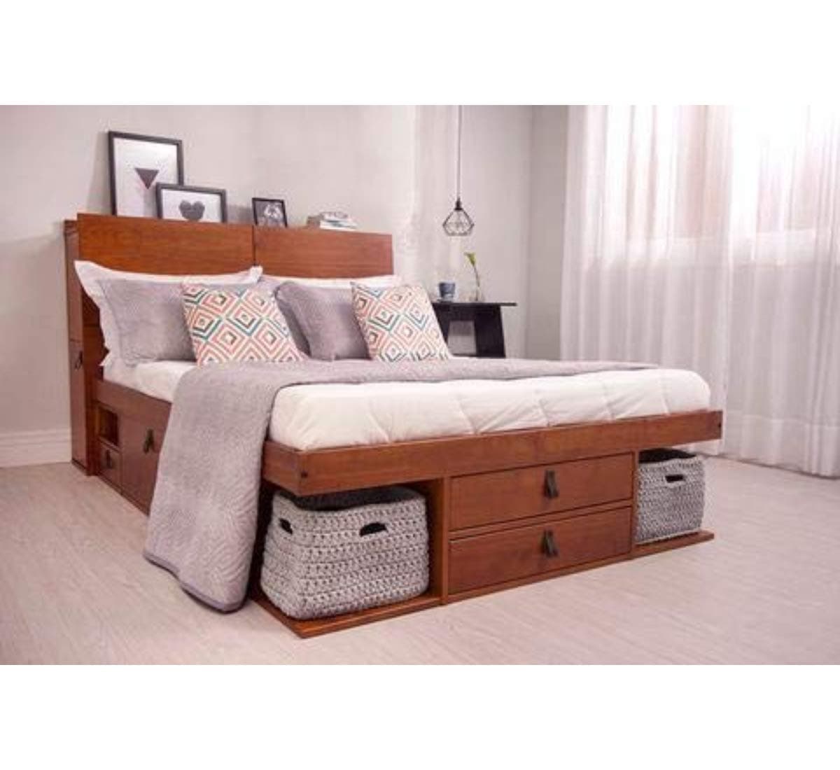 Memomad Bed Bali 160 x 200 Caramel