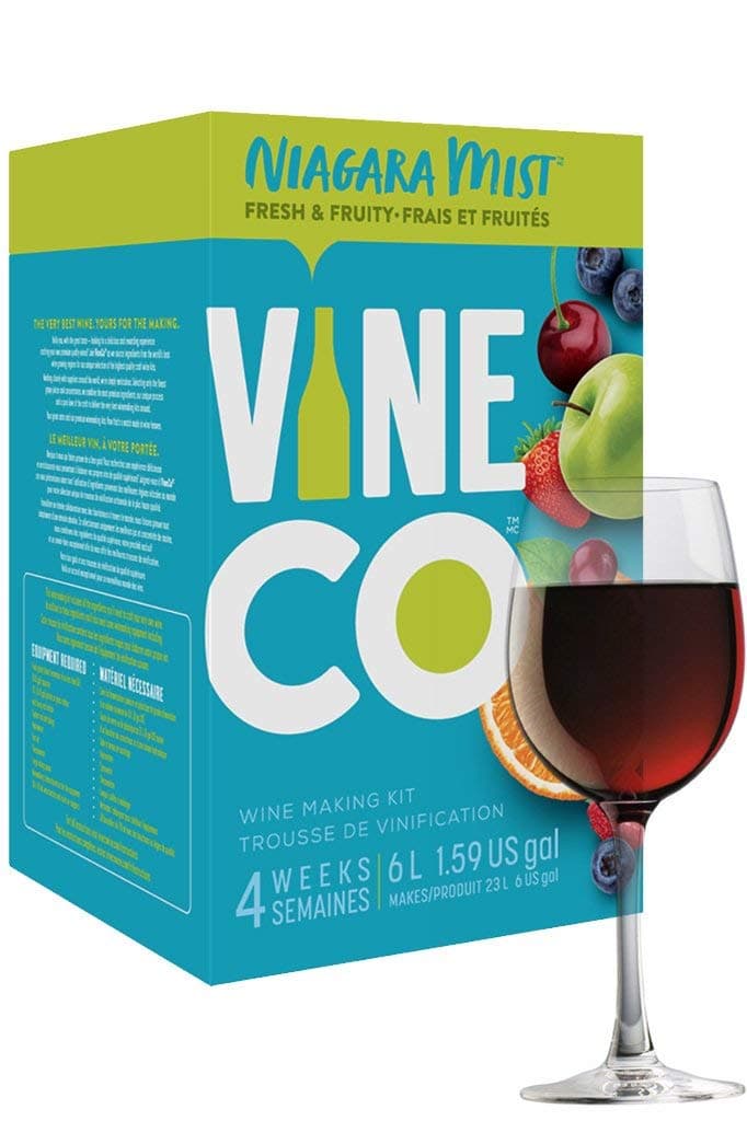 NIAGARA MIST Wine Kit – Black Cherry – Makes wine in 4 weeks