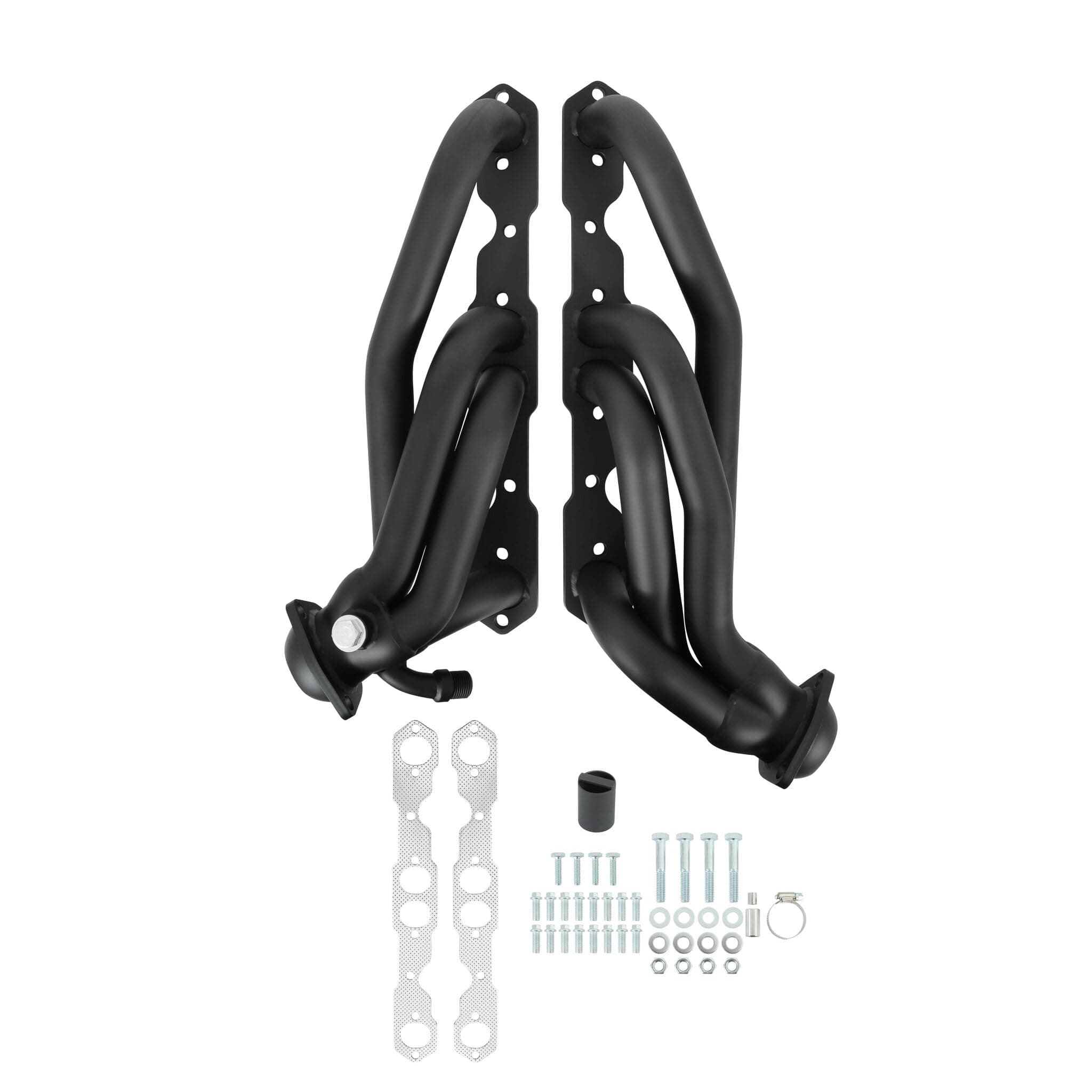 91832FLT Shorty Headers - Black Painted