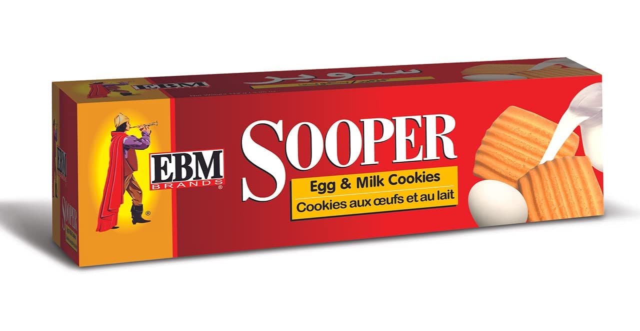 EBM Sooper Biscuit with Egg and Milk Cookies