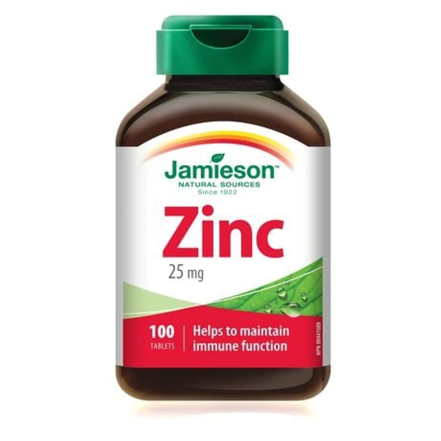 Jamieson Zinc 25 mg, 100 Tablets