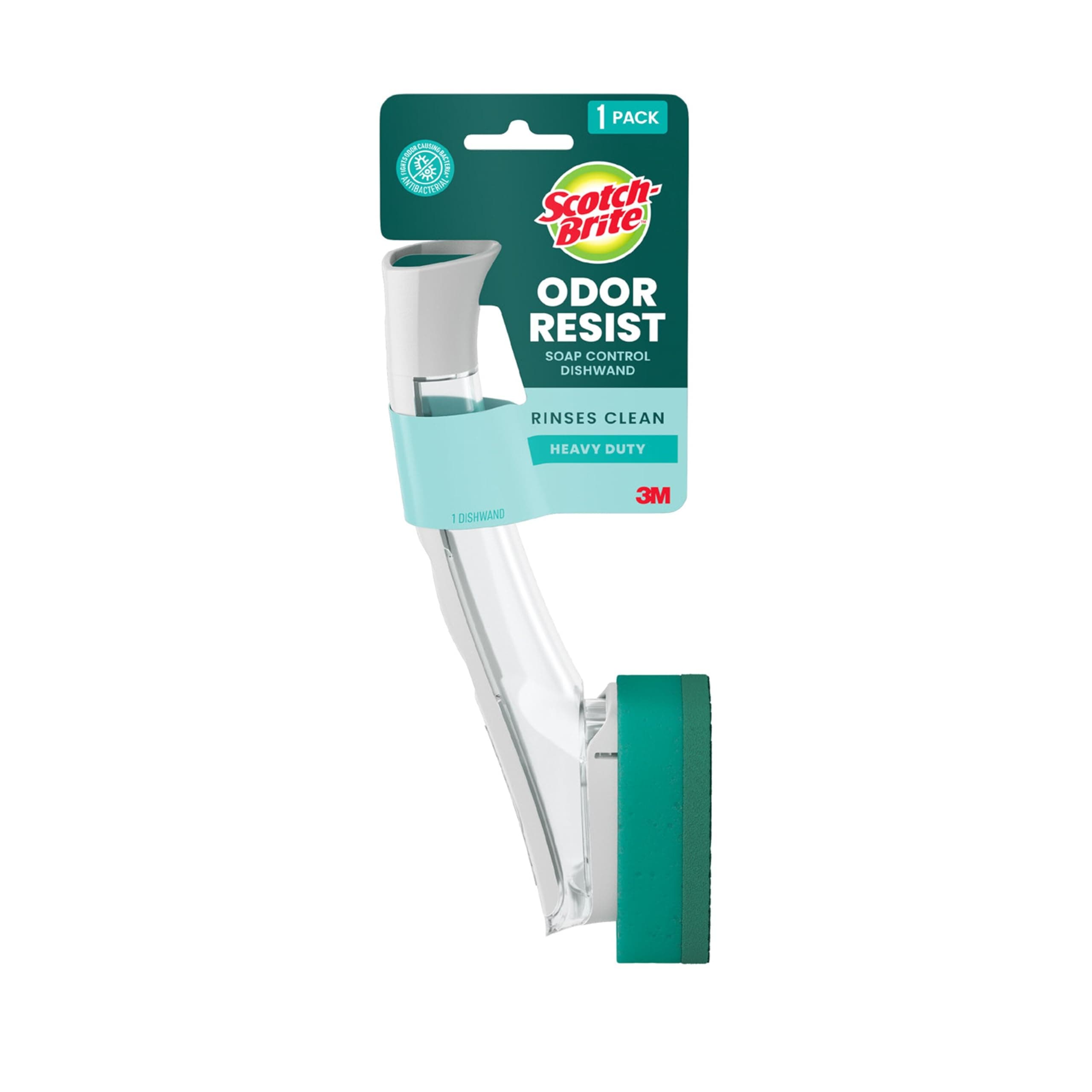 Scotch-Brite Heavy Duty Advanced Soap Control Dishwand, Control Soap With A Button, Keep Your Hands Out Of Dirty Water, Long Lasting and Reusable