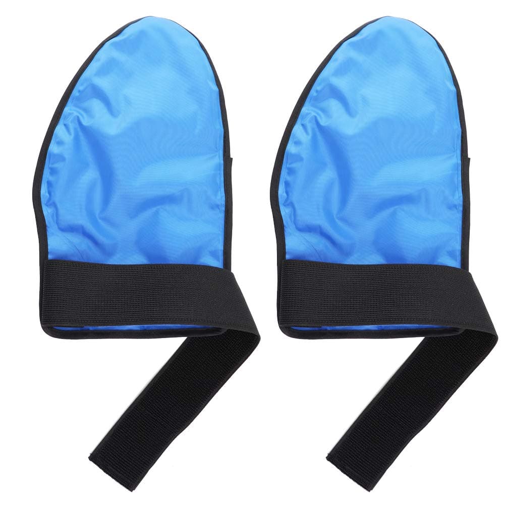 Hot and Cold Hand Therapy Gloves, Hand Ice Pack, Ice and Heat Therapy Pain Relieving Mittens | Microwavable and Freezable, Arthritis, Finger and Hand Injuries, and Carpal Tunnel (Mittens with Strap)